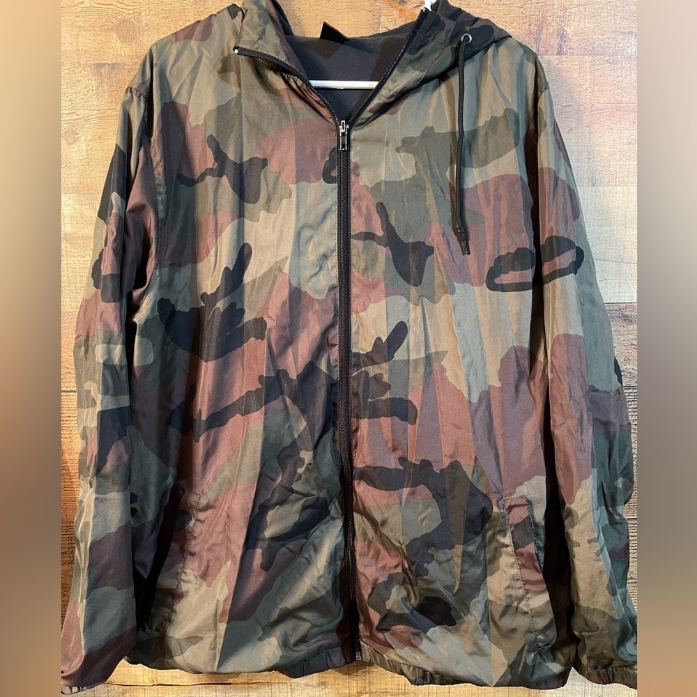 💚HP💚Zine camo windbreaker jacket - Picture 1 of 5